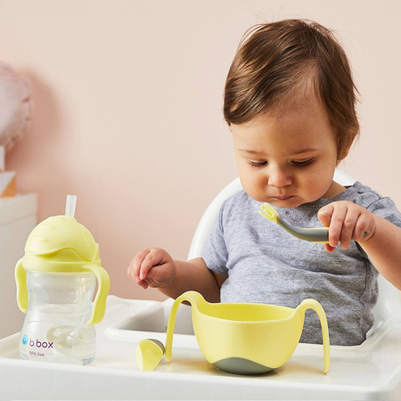 Innowacyjny kubek bidon dla dzieci z obciążoną słomką BBox Gelato Banana Split 240ml BB00522