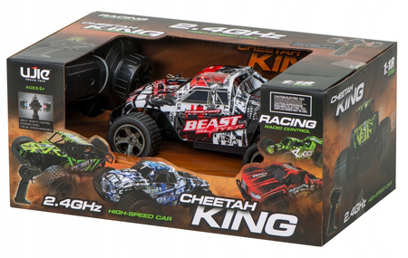 Duży samochód RC zdalnie sterowany Rock Crawler Climbing 1/18 dla dzieci Auto wspina się czerwony