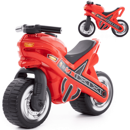 Jeździk motorek dla dzieci MX Motor czerwony WADER Polesie 67180