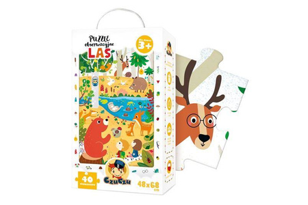 CzuCzu Puzzle obserwacyjne  - Las 40 elementów