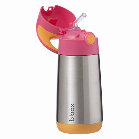 Bidon termiczny ze słomką i uchwytem termobutelka dla dzieci BBox 350ml Strawberry Shake BB00451
