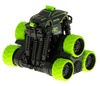 Duży zdalnie sterowany samochód kaskaderski Stunt Car RC SY006 Auto akrobata zielony