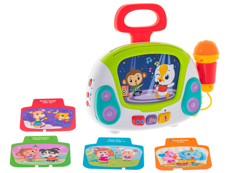 Zestaw edukacyjny do karaoke dla dzieci Mikrofon interaktywny z nagrywaniem dźwięków HOLA