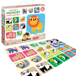 CzuCzu Duuże memeory - Dzikie Zwierzęta 24 duże plansze