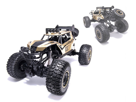 Duży samochód terenowy zdalnie sterowany RC Auto Rock Crawler 1:8 51cm złoty