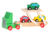 Duży drewniany samochód Laweta Ciężarówka dla dzieci Tir 3 autka