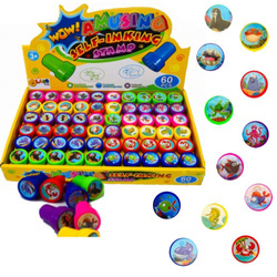 Zestaw pieczątek stempelków dla dzieci zwierzęta morskie 12 sztuk