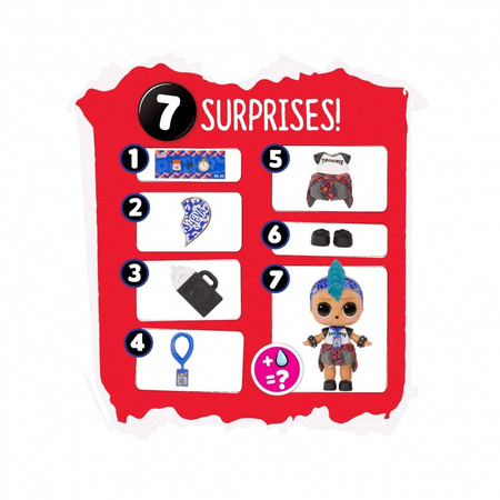 Lalka L.O.L. Surprise BFF Sweethearts PUNK BOI niebieska