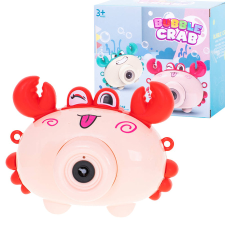 Krab aparat Maszynka do baniek mydlanych czerwony