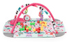 Wielofunkcyjna duża mata edukacyjna dla dzieci Kojec z piłeczkami Zwierzątka 3w1