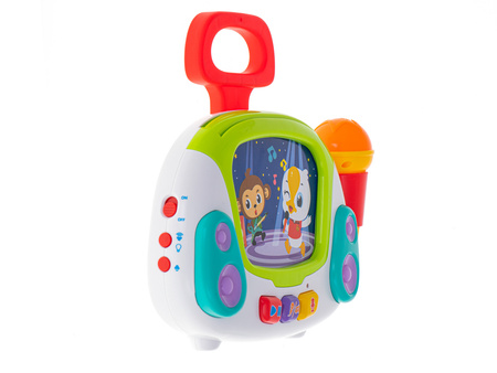 Zestaw edukacyjny do karaoke dla dzieci Mikrofon interaktywny z nagrywaniem dźwięków HOLA