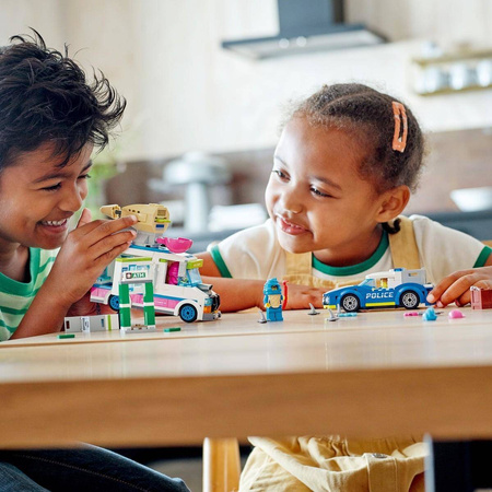 LEGO City 60314 Policyjny pościg za furgonetką z lodami