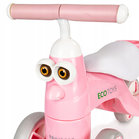 Rower rowerek biegowy dla dzieci chodzik różowy Ecotoys N1009 PINK