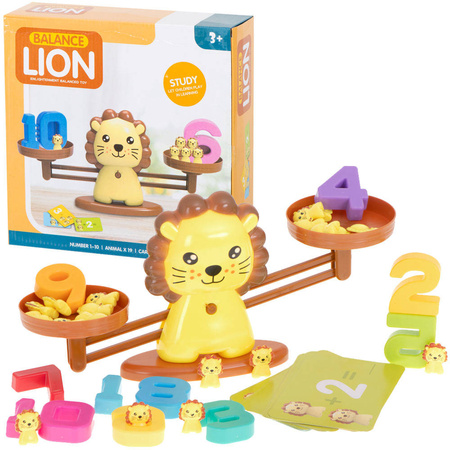 Waga szalkowa Lew - nauka liczenia na wesoło