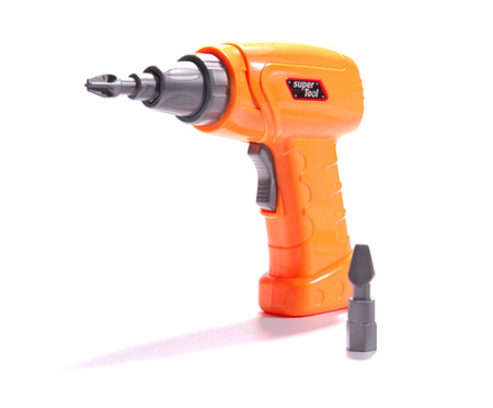 Zestaw edukacyjny konstrukcyjny dla dzieci Klocki do układania Wkrętarka Układanka w walizce 261 elementów