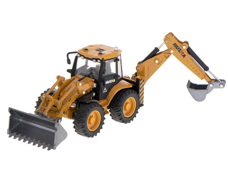 Koparko ładowarka złyżką skala 1:50 model metalowy 