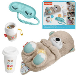 Zestaw prezentowy dla rodzica i dziecka słodki upominek Fisher Price