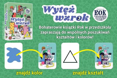Gra na spostrzegawczość Wytęż wzrok - Rok w przedszkolu