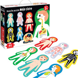 CzuCzu Duuuże Puzzlle - Moje ciało - 6 dużych układanek