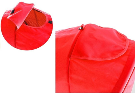 Rowerek trójkołowy dla dzieci wózek spacerówka z daszkiem PRO800 czerwony