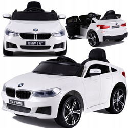 Sportowy samochód na akumulator dla dzieci BMW 6 GT Auto elektryczne ze światłem LED