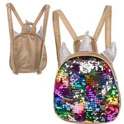 Plecak dla przedszkolaka - Jednorożec z cekinami