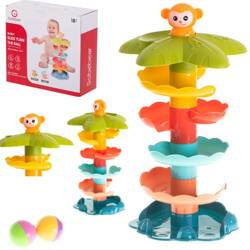 Sorter tor wieża z piłeczkami zjeżdżalnia kuleczek dla dzieci