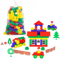 Klocki konstrukcyjne Budowniczy 273 elementy WADER