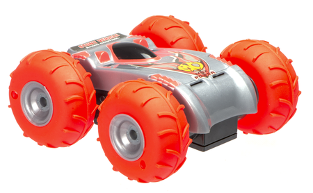 Samochód zdalnie sterowany RC Stunt Car Supermount Auto na pilota dla dzieci czerwony