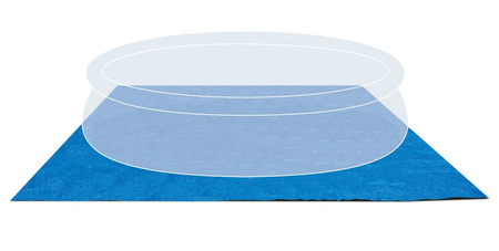 Uniwersalna mata pod basen Plandeka ochronna Podkład do basenu 472 cm INTEX