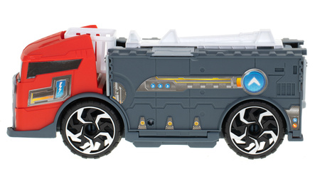 Duży transporter Ciężarówka dla dzieci Laweta Parking z zestawem samochodów Auta 2w1 Straż Pożarna
