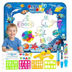 Mata wodna dla dzieci do rysowania malowania pisaki na wodę 100 x 80 cm akcesoria