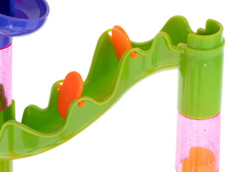 Zjeżdżalnia Tor kulkowy Labirynt 74el. Marble