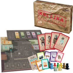 Gra planszowa rodzinna towarzyska Kolejka PRL Trefl