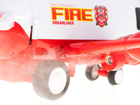 Duży interaktywny samolot Transporter dla dzieci tryskający wodą Straż pożarna Samochody