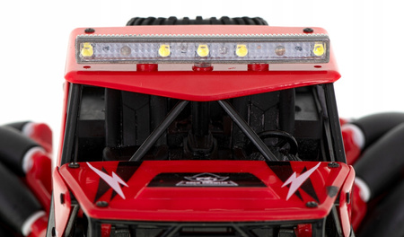 Samochód zdalnie sterowany NQD Drift Crawler 4WD 1:16 C333 dla dzieci tańczy i gra czerwony