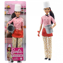 Barbie Lalka Kariera Szef kuchni + akcesoria