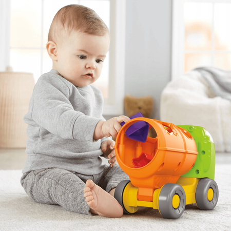 Edukacyjna ciężarówka dla dzieci FISHER-PRICE Interaktywny sorter kształtów w wersji polskiej GFJ37