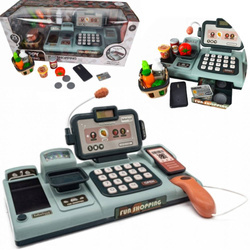 Zabawkowa edukacyjna kasa sklepowa fiskalna sklep dla dzieci