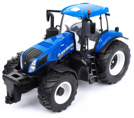 Duży traktor zdalnie sterowany NEW HOLAND t8.320 RC 1:16 dla dzieci niebieski