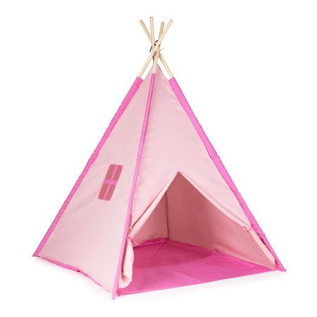 Namiocik namiot indiański dla dzieci tipi wigwam różowy 150cm