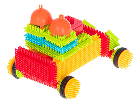 Kreatywne klocki konstrukcyjne wafle jeżyki 90 szt dla dzieci 