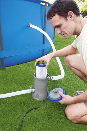 Pompa filtrująca wodę do basenu 3028l/h Bestway + filtr