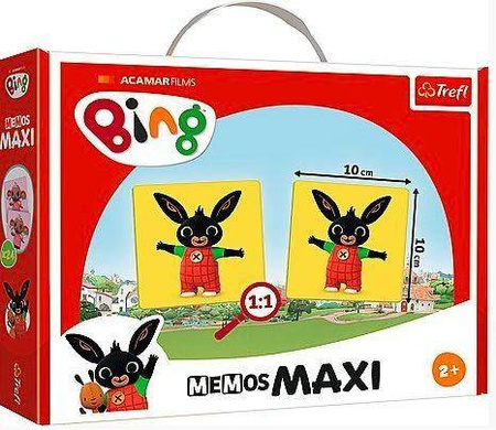 Gra Memo - Memos Maxi BING - 24 elementy TREFL