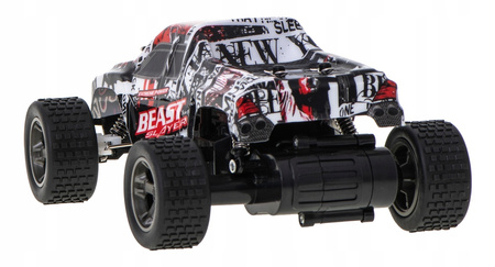Duży samochód RC zdalnie sterowany Rock Crawler Climbing 1/18 dla dzieci Auto wspina się czerwony