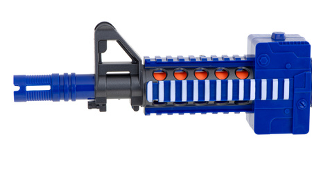 Wyrzutnia Karabin maszynowy na strzałki dla dzieci Pistolet na naboje piankowe Blaze Storm 20 naboi