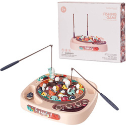 Gra rodzinna Łowienie rybek + akcesoria różowe