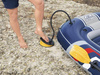 Żółta pompka nożna do materaca pontonu basenu Bestway 23x15 cm 