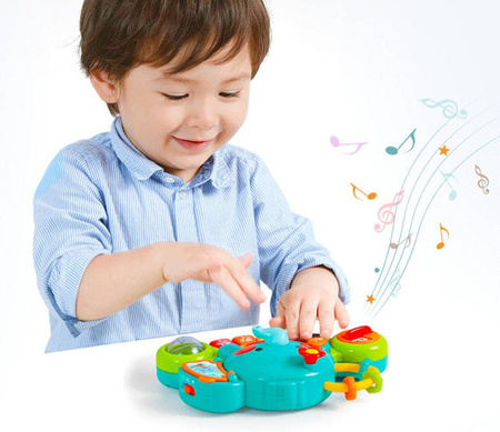 Interaktywne pianinko edukacyjne Organki muzyczne dla dzieci Słonik