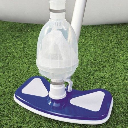 Zestaw do czyszczenia basenu odkurzacz skimmer siatka Deluxe Bestway